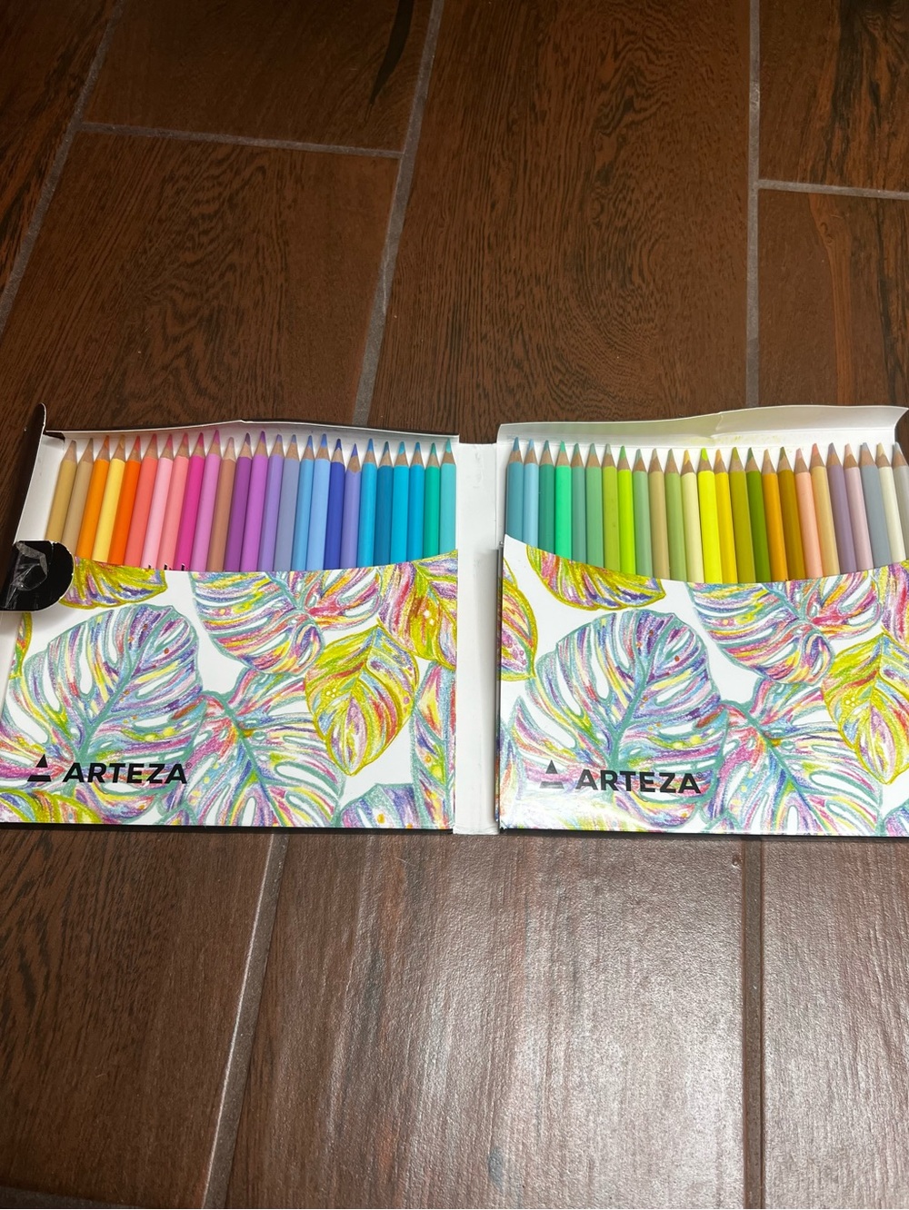 Arteza Classic Triangular 50 Pastel Colored Pencils